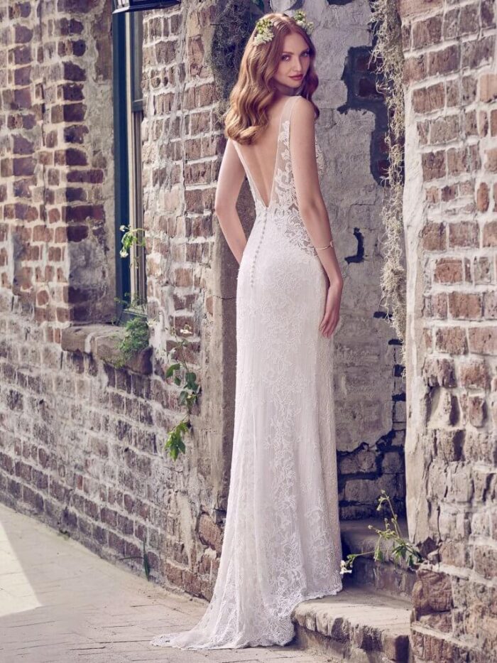 Maggie Sottero Wedding Dress Hazel 8MW472 Back