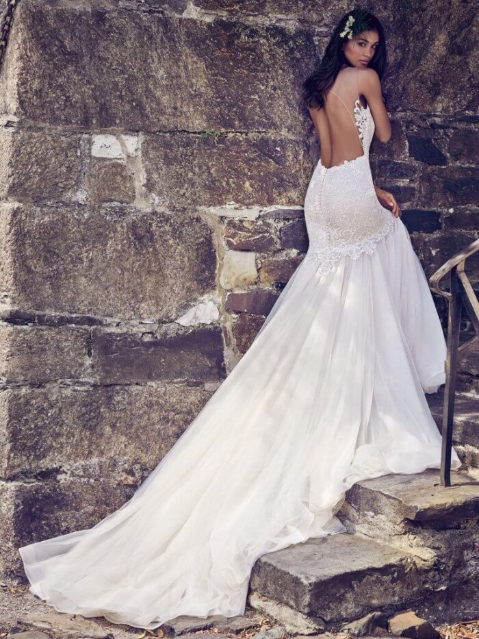 Maggie Sottero Wedding Dress Adaleine 8MC564 Back