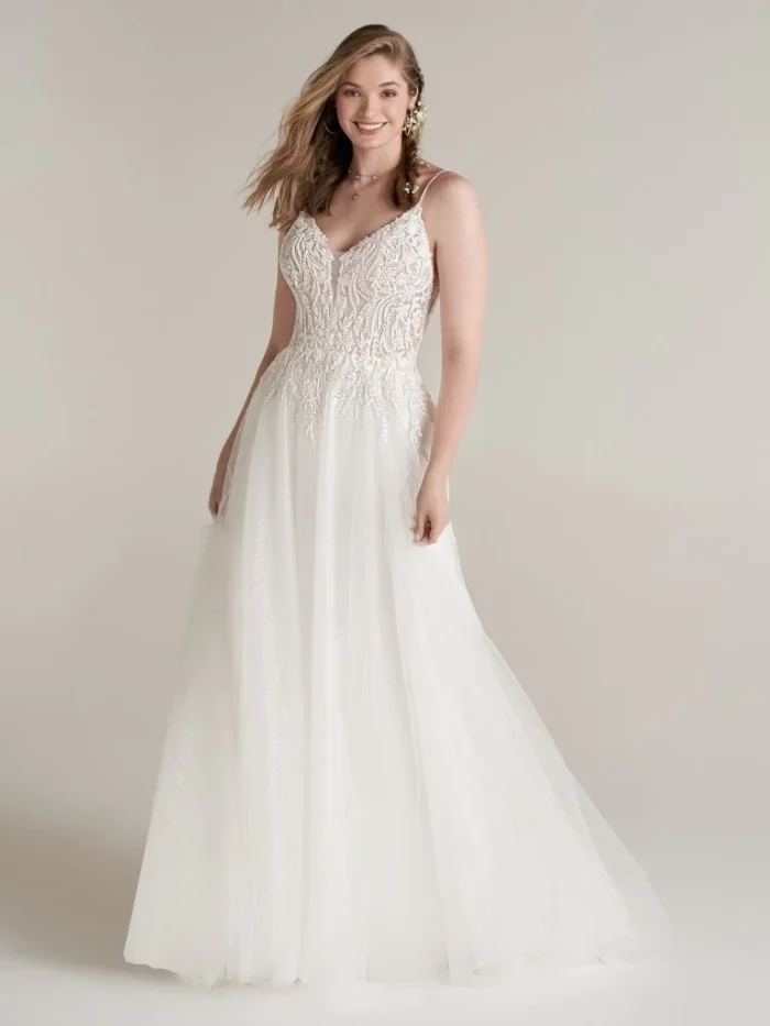 Rebecca Ingram Barbara A Line Wedding Gown 22RS949A01 Alt1
