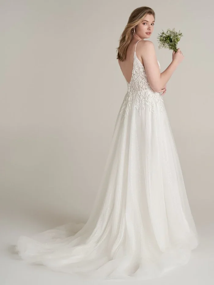 Rebecca Ingram Barbara A Line Wedding Gown 22RS949A01 Alt4