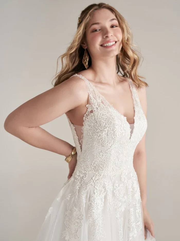 Rebecca Ingram Emily Lynette A Line Bridal Gown 22RS953B01 Alt8