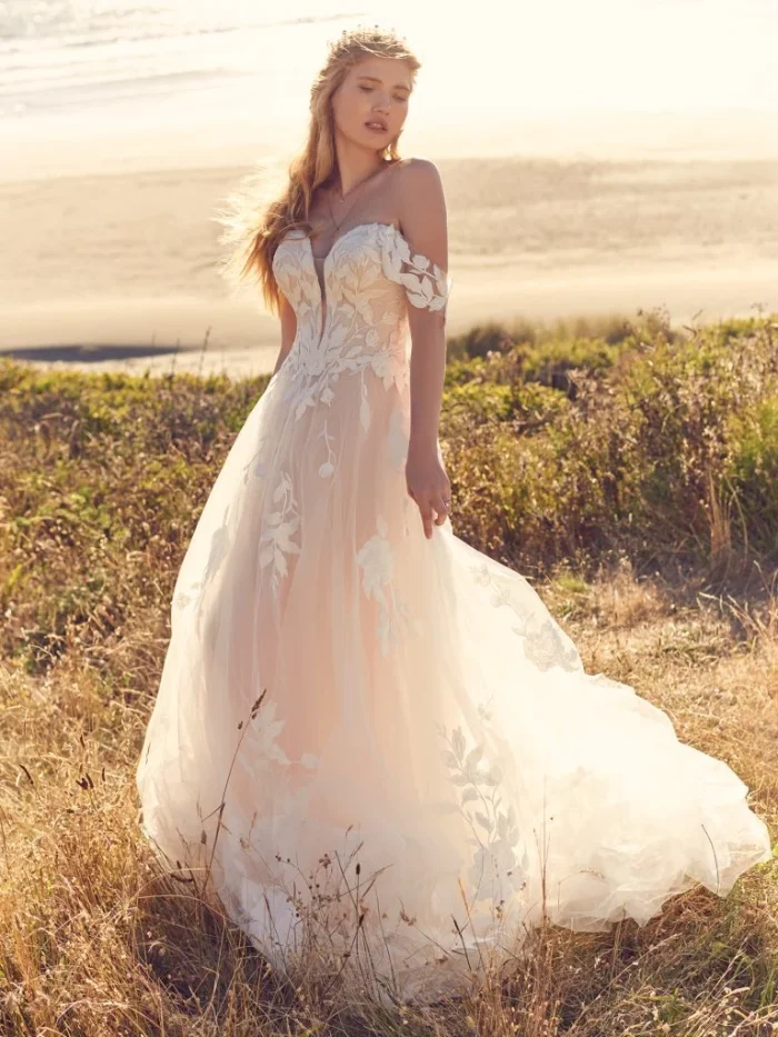 Rebecca Ingram Hattie Lane A Line Wedding Gown 22RT517A01 Alt7