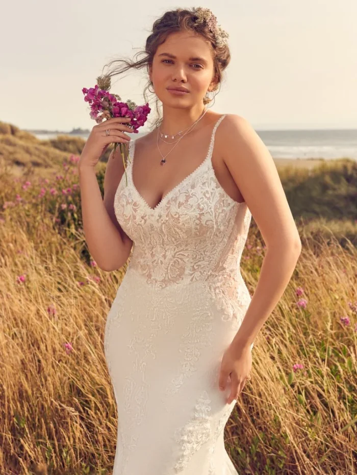 Rebecca Ingram Larkin Sheath Wedding Dress 22RW590A01 Alt6