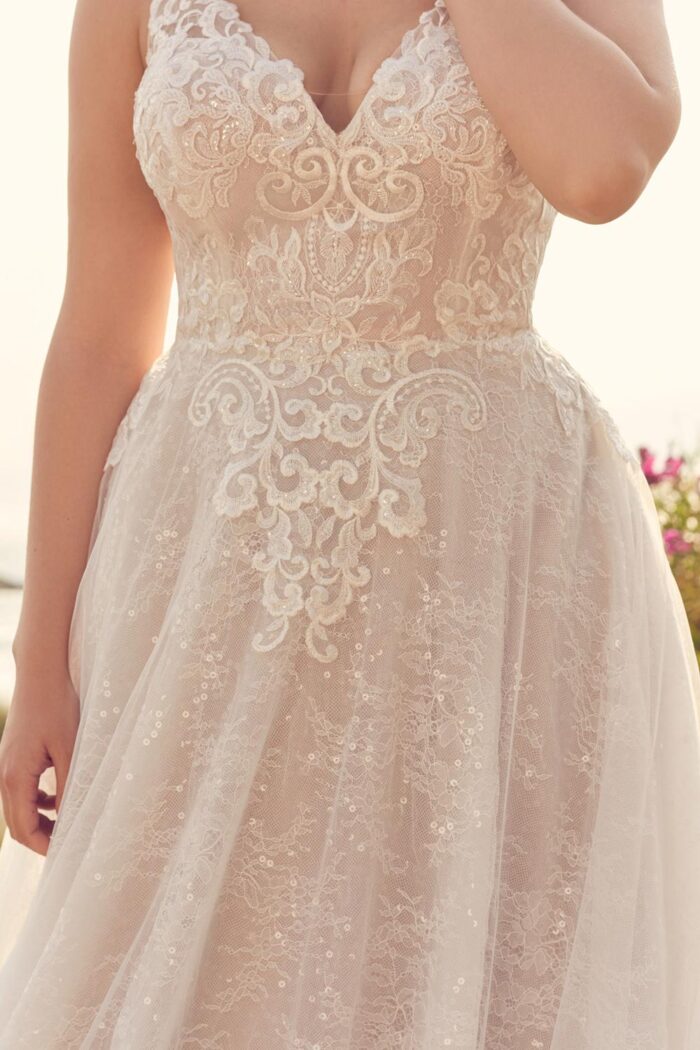 Rebecca Ingram Shauna A Line Wedding Dress 22RK526A01 Alt3 ND