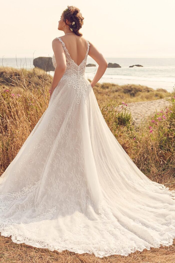 Rebecca Ingram Shauna A Line Wedding Dress 22RK526A01 Alt4 ND 1