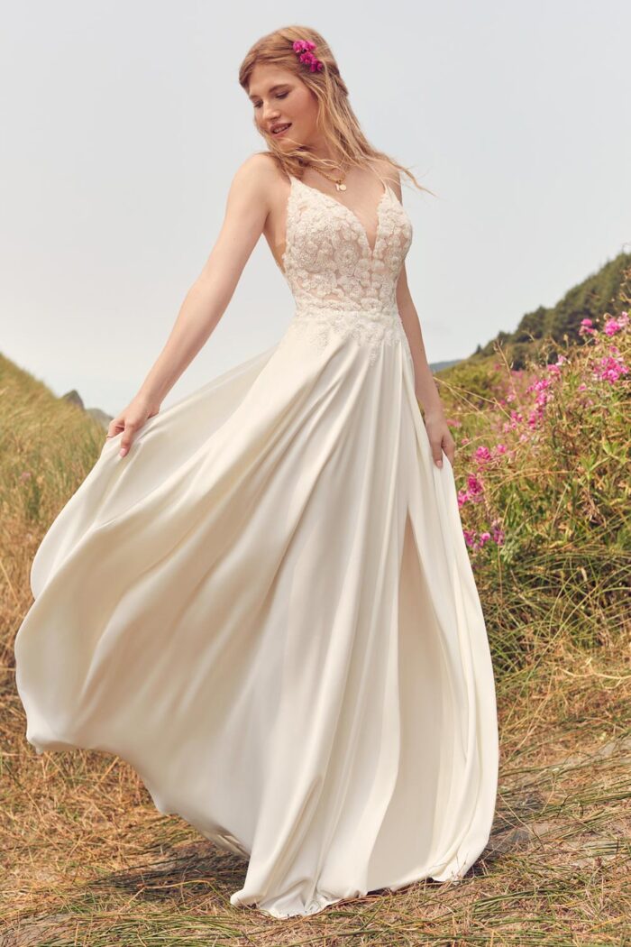 Rebecca Ingram Tilda A Line Bridal Gown 22RW532A01 Alt1 IV