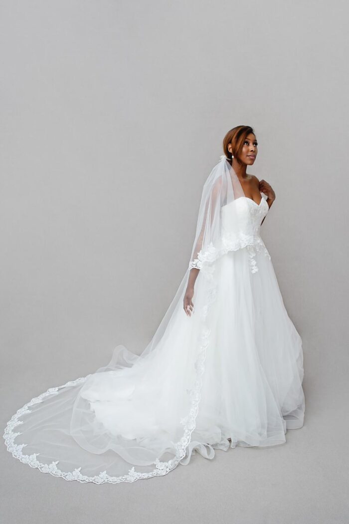 Long Lace Veil