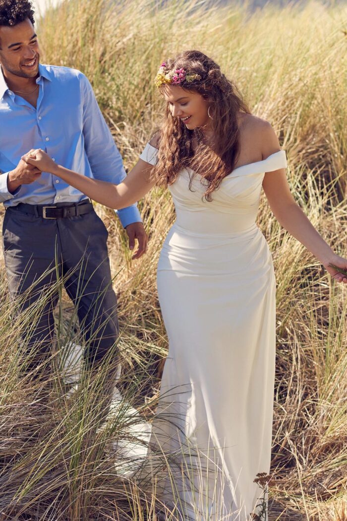 Rebecca Ingram Kayla Sheath Wedding Dress 22RZ543A01 Main IV