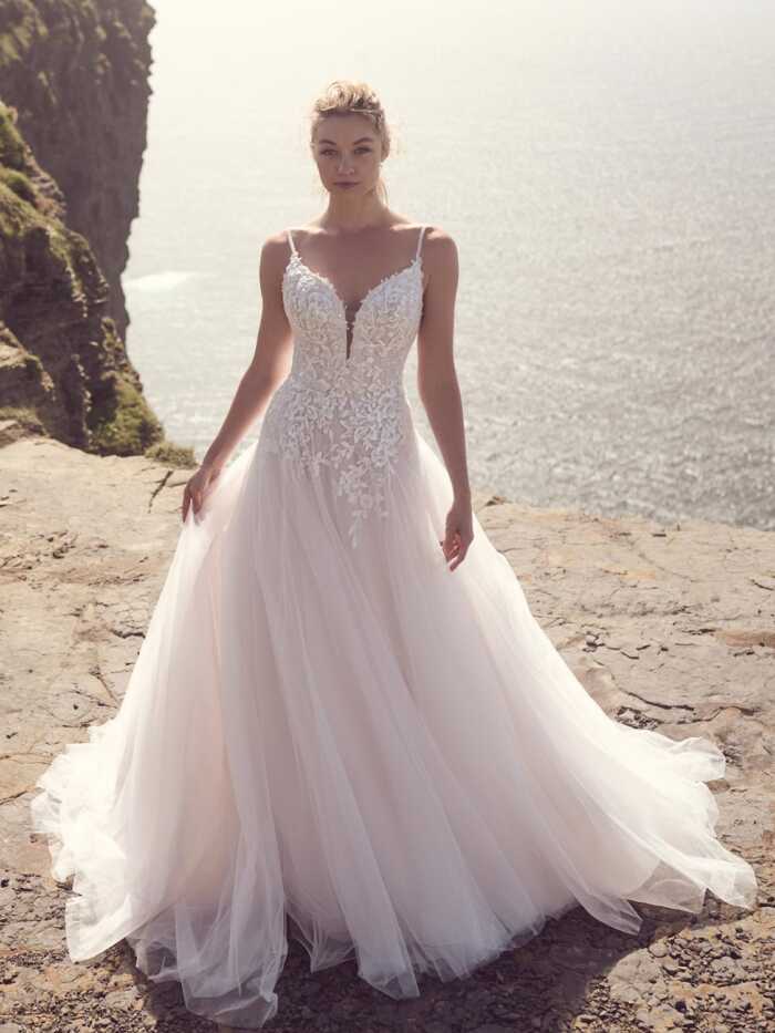 Rebecca Ingram Cassidy A Line Wedding Dress 23RC121A01 PROMO6 MV
