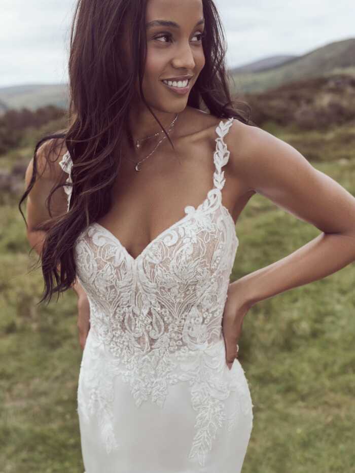 Rebecca Ingram Joyce Fit and Flare Wedding Dress 23RC125A01 PROMO6 IV